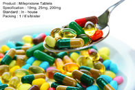 El Mifepristone hace tabletas la medicación oral 10mg, 25mg, 200mg de la hormona del antagonista de las medicaciones